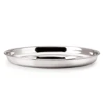Neelam Stainless Steel N.P.12 22G Thali – 26.5 cm | Durable & Elegant Round Plate | Ideal for Pooja & Daily Use