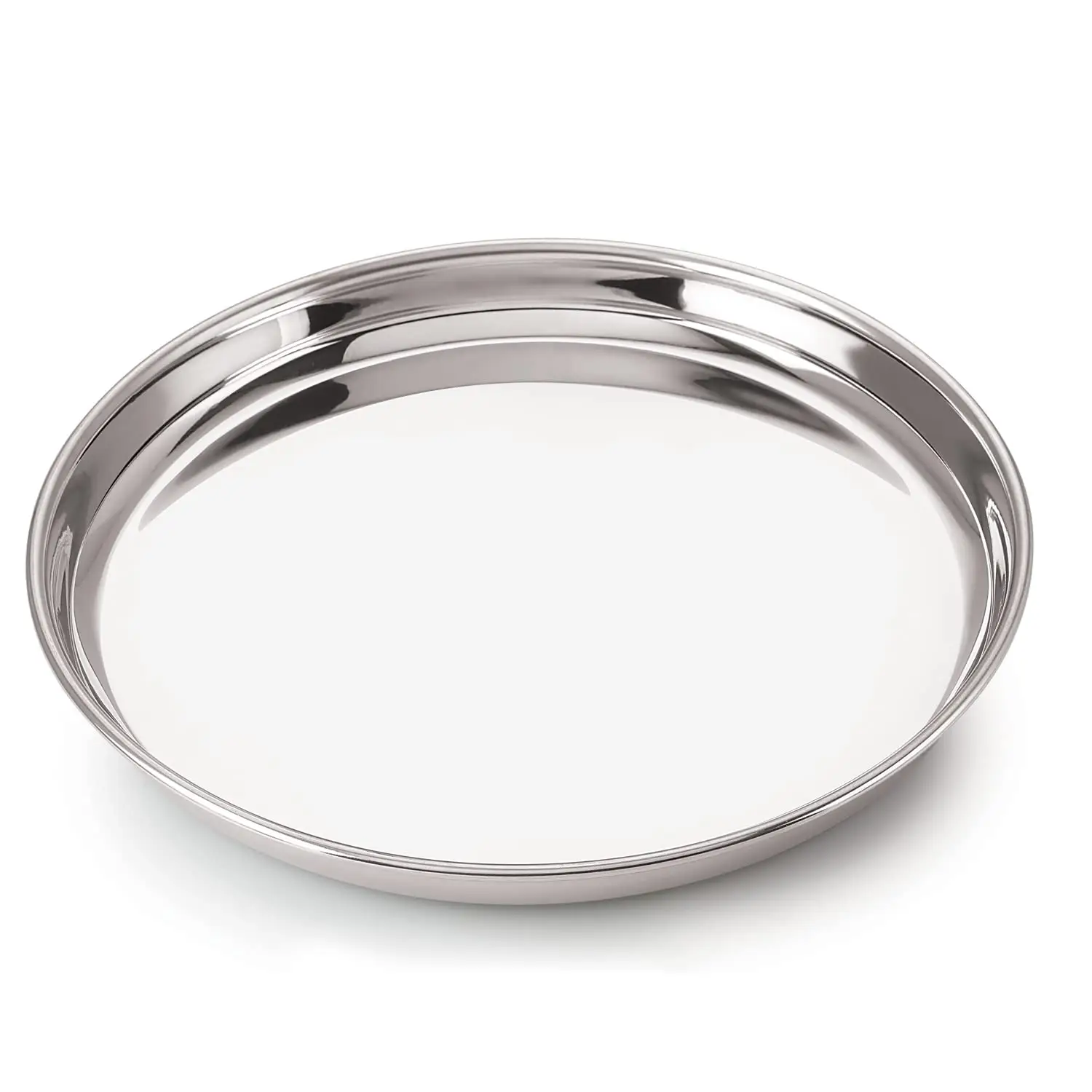 Neelam Stainless Steel N.P.12 22G Thali – 26.5 cm | Durable & Elegant Round Plate | Ideal for Pooja & Daily Use Neelam Stainless Steel N.P.12 22G Thali – 26.5 cm | Durable & Elegant Round Plate | Ideal for Pooja & Daily Use