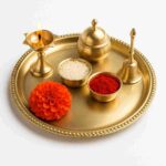 Premium Brass Pooja Thali Set