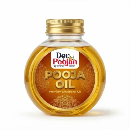 Dev Poojan Pooja Oil | Premium Devotional Oil for Diya Lighting, Aarti & Temple Rituals – Pure & Long-Lasting Flame