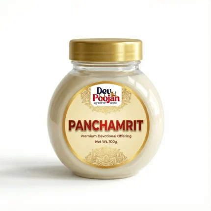 Dev Poojan Panchamrit | Premium Devotional Offering for Pooja, Abhishekam & Temple Rituals – Pure & Sacred (100g)