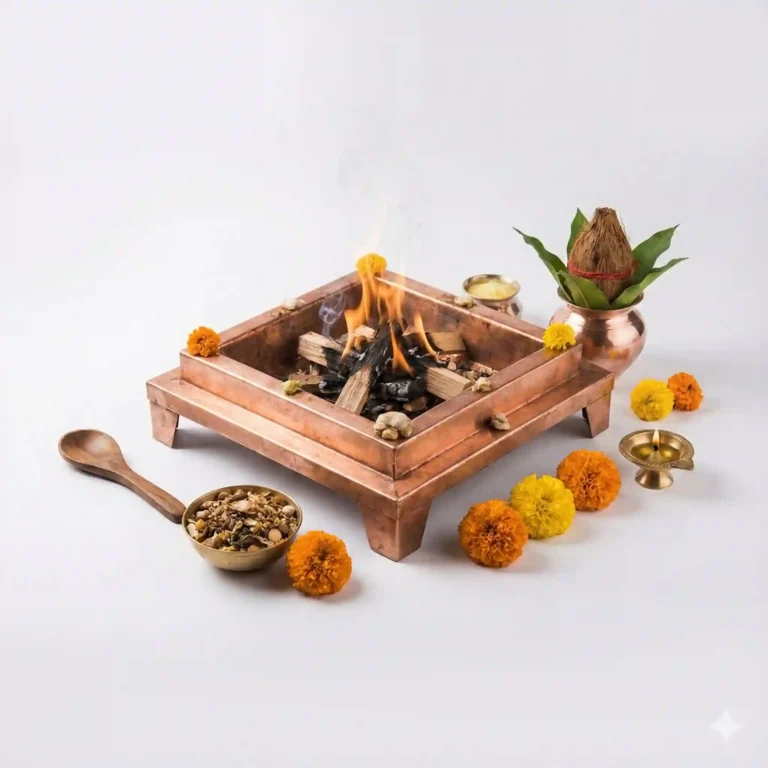 Copper Havan Kund for Agnihotra, Yajna, Hawan & Vedic Rituals – Premium Traditional Pooja Vessel