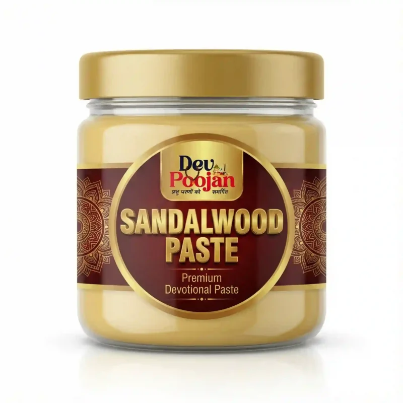 Dev Poojan Sandalwood Paste | Premium Devotional Chandan for Pooja ...