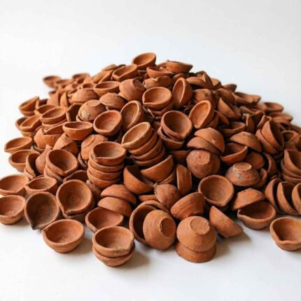 Traditional Clay Diya for Pooja, Temple Aarti and Festival Decoration – Handcrafted Mitti Diya (Small/Standard Size)